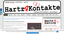 Desktop Screenshot of hartz4kontakte.com