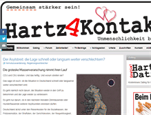 Tablet Screenshot of hartz4kontakte.com